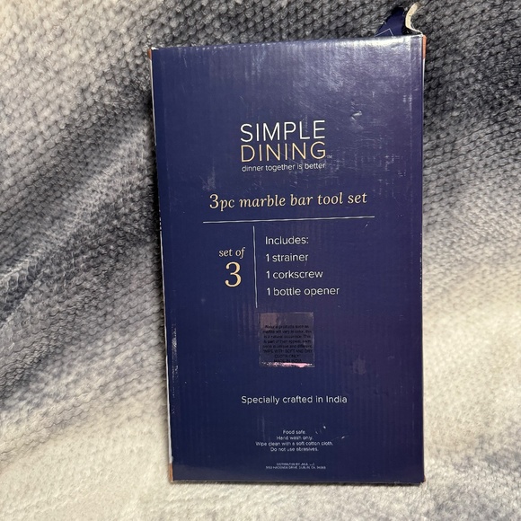 3 pc Marble Bar Tool Set - Picture 4 of 5